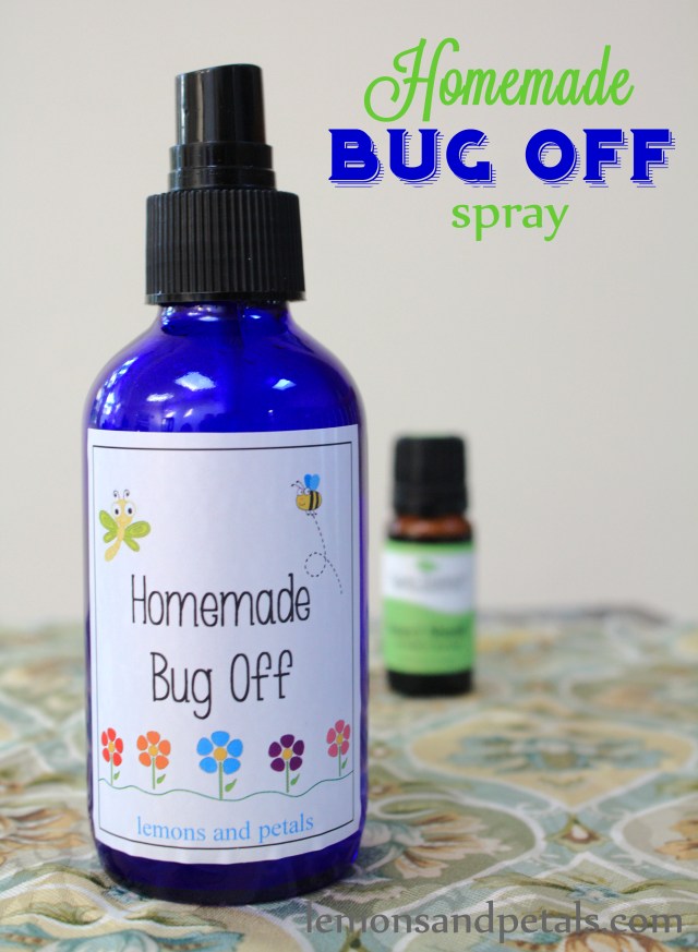homemade bug off spray Lemons & Petals