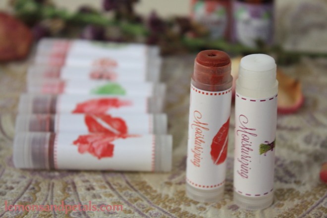 homemade lip balm