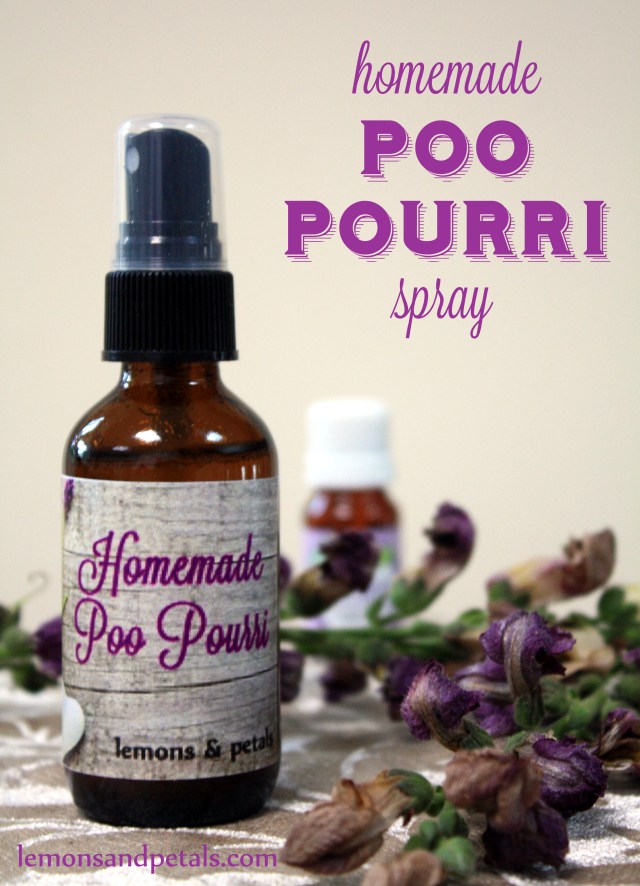 Homemade Poo pourri spray