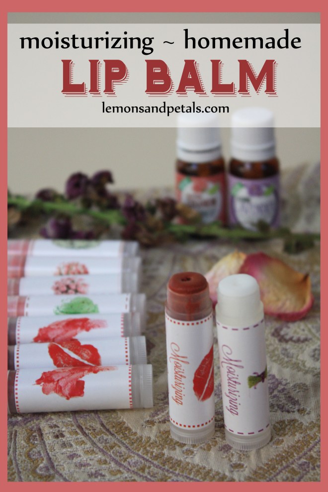 Moisturizing Lip Balm Lemons & Petals