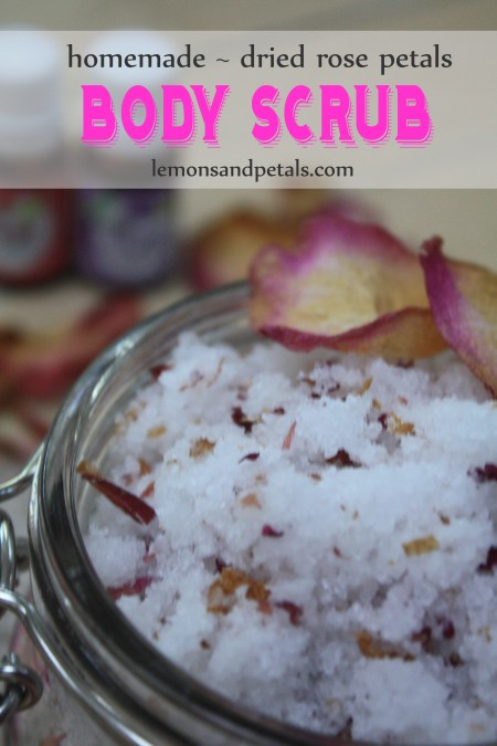 Rose Petals Body Scrub Lemons & Petals