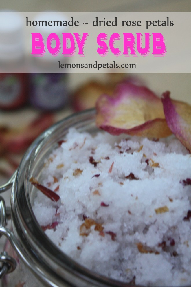 Rose Petals Body Scrub Lemons & Petals
